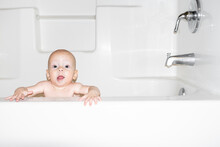 Real Life Baby In Bath