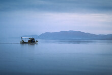 Fishing Boat At Twilight
