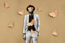 Man Made Anonymous By Moths Collage