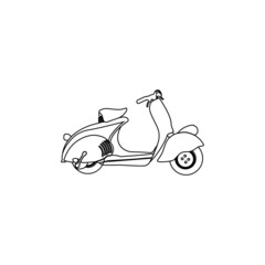 Poster - scooter icon