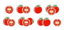 Tomato Logo. Isolated Tomato On White Background