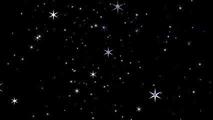 Wall Mural - night sky milky way galaxy. this is animated. the universe's shiny sky stars looing at outer space s