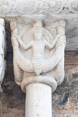 Wall Mural - St Michael Abbey - Sacra di San Michele - Italy. Gargoyle monster sculpture, 11th Century.