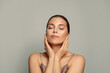 © artmim - Attractive woman relaxing. Spa model with healthy skin and closed eyes