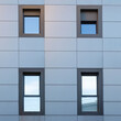 Urban architecture. Windows of a modern office  building.