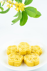 Wall Mural - Chinese traditional food pastry sweet-scented osmanthus cake