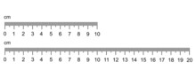 Ruler Scale. Measure Sign. Scale For A Ruler In Centimeters. Measuring Tool.