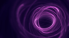 Velvet Violet Light Spirals Abstract Fractal Background