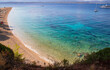 Golden Horn Beach, Zlatni Rat, Golden Cape, southern coast of the Croatian island of Brač, in the region of Dalmatia