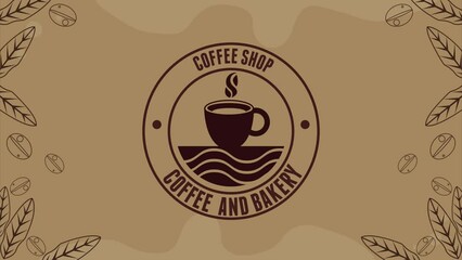 Sticker - coffee shop seal product animation