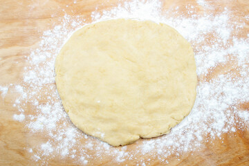 Canvas Print - Preparing easter gingerbread cookies. Steps of making pastry.