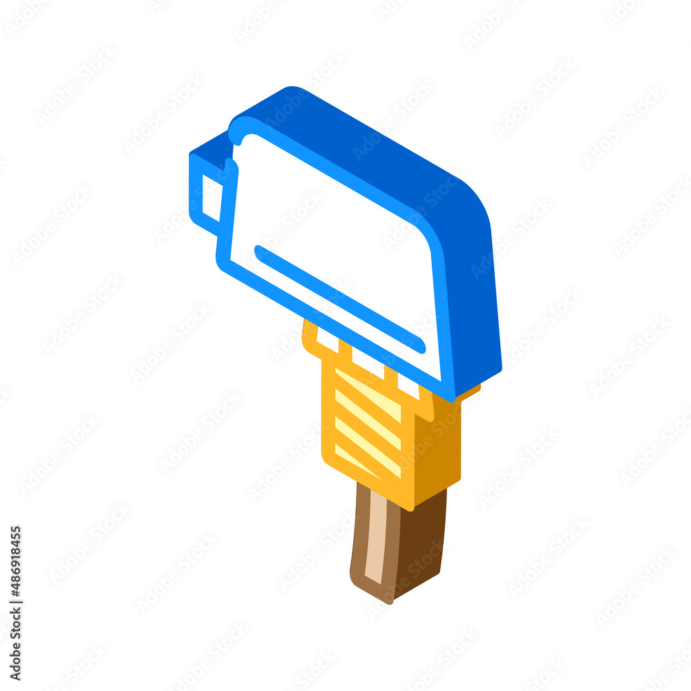 liquid flow switch isometric icon vector. liquid flow switch sign. isolated symbol illustration