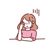 © bebe   - 残業する男女のイラスト(仕事、ビジネス、資料作成、会議、疲れ、忙しい、イライラ、失敗、多忙) Illustrations of men working overtime . work, business, materials preparation, meetings, fatigue, busyness, irritation