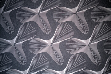 Wall Mural - black and white geometric pattern