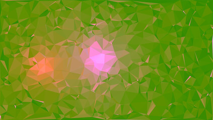 Wall Mural - Abstract green triangle shape background. Abstract background of triangles, vector design.