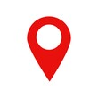 © Olga - Location icon vector. Pin sign Isolated on white background. Navigation map, gps, direction, place, compass, contact, search concept. Flat style for graphic design, logo, Web, UI, mobile upp.
