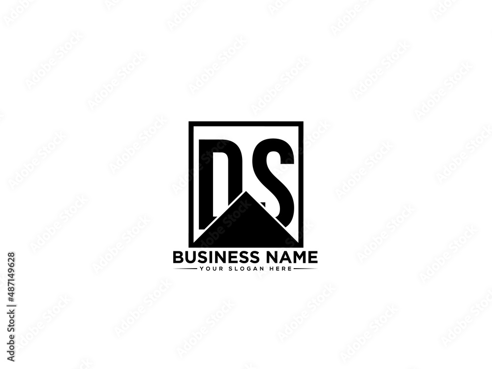 Ds Design. Sign Monogram Bold Letter DS D&s initial logo design vector, Creative ...