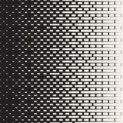Wall Mural - Vector seamless pattern. Repeating geometric abstract elements. Stylish monochrome background design.