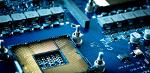Close Up Of A Computer Motherboard