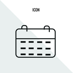 Canvas Print - Calendar vector icon illustration sign