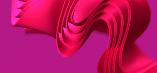 Abstract elegant template pink and magenta  line overlapping dimension