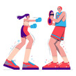 © welovegraphics - Boxing Couple