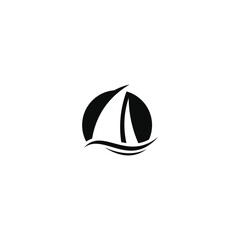 Wall Mural - boat logo design vector	
