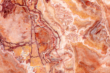 Wall Mural - Super exotic orange onyx background in attractive color, new texture for your individual design look.