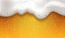 Beer Foam Realistic Composition
