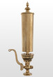 Antique brass steam whistle large with scratches and scuffs