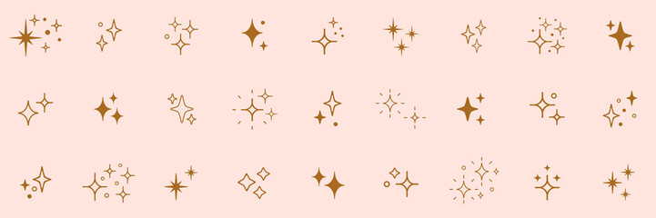 shine sparkle icon. vector blink star for logo, sparkle clipart
