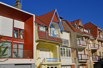 Le Touquet, France - april 3 2017 : the city centre