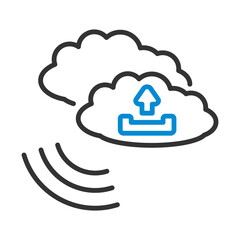 Sticker - Cloud Upload Icon