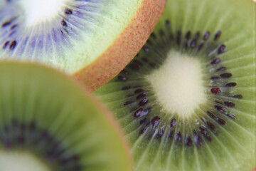 close up of kiwi