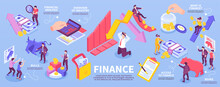Isometric Finance Infographics