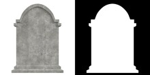 3D Rendering Illustration Of A Tombstone
