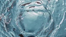 Super Slow Motion Of Waving Water Surface,1000 Fps.
