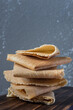 Chinese New Year Dessert Snacks - Kuih Kapit or the Malaysian Chinese Love Letter biscuit 