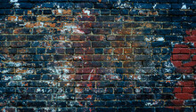 Grungy Brick Wall For Background.