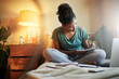 © Delmaine Donson/peopleimages.com - Getting ready for her exams. Cropped shot of a young female student studying at home.