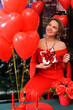 © aletia2011 - Beautiful woman with  gift on Valentine's day