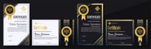 Achievement Certificate Best Award Diploma Set