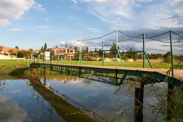 Wall Mural - bridge over the river