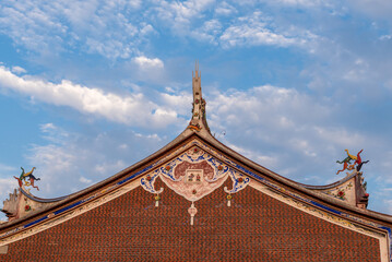 Wall Mural - Eaves and corners of traditional Chinese Architecture