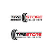 © kafian - creative tire logo, tire store logo design vector illustration