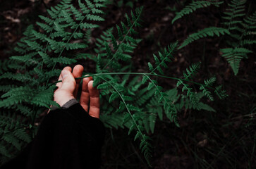 hand with glove