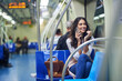 © Arnéll K/peopleimages.com - Having great conversations on the cell, on the commute. Cropped shot of a young attractive woman on a call and using the train to commute.