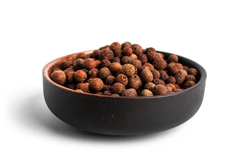 Wall Mural - Allspice isolated on a white background. Seasoning