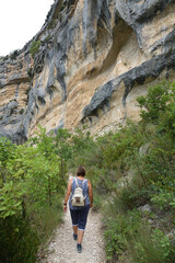 Sticker - Wandern in der Verdonschlucht