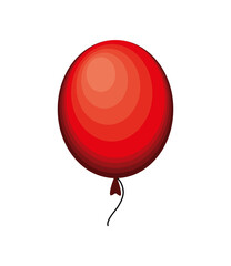 Poster - red balloon decoration